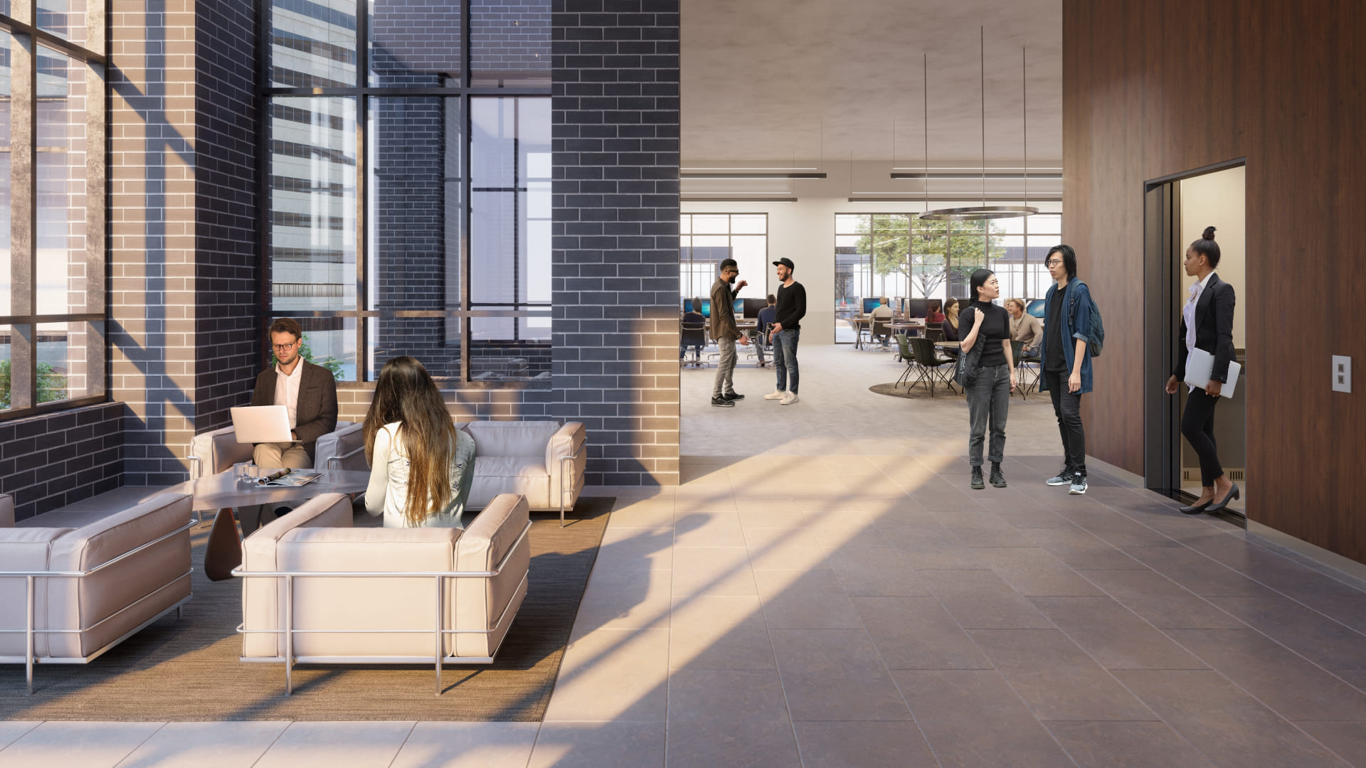 interior office space available at High Street Atlanta