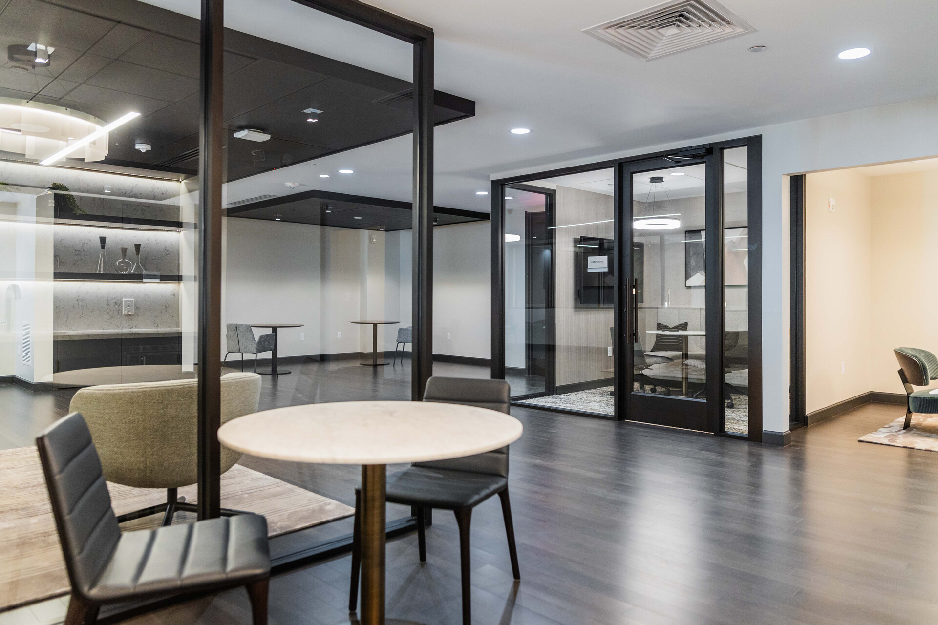 Business Lounge With Private And Co-Working